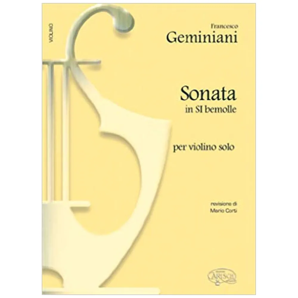 FRANCESCO GEMINIANI SONATA IN SI BEMOLLE PER VIOLINO