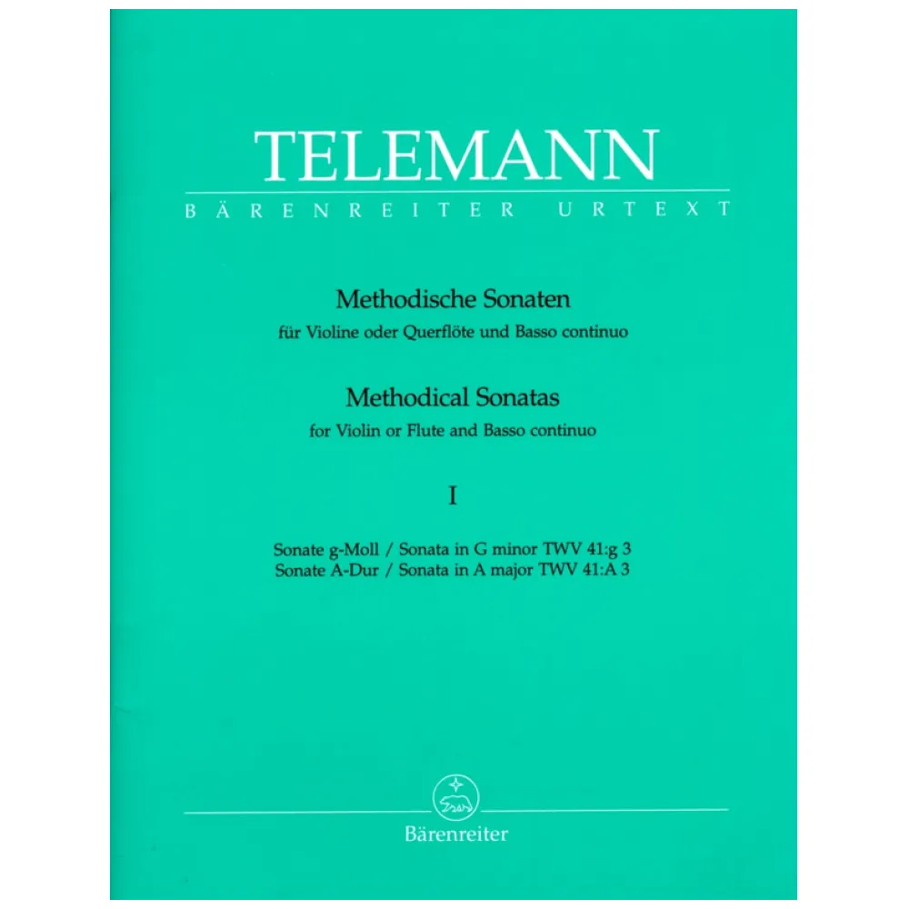 TELEMANN METHODISCHE SONATEN FUR VIOLINE ODER QUERFLOTE UND BASSO CONTINUO