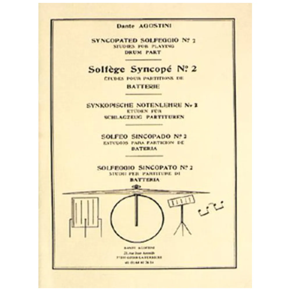 DANTE AGOSTINI SOLFEGE SYNCOPE’ VOLUME 2