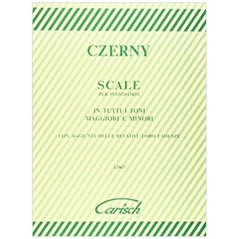 CZERNY SCALE PER PIANOFORTE IN TUTTI I TONI MAGGIORI E MINORI