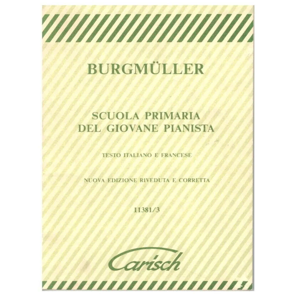 BURGMULLER SCUOLA PRIMARIA DEL GIOVANE PIANISTA