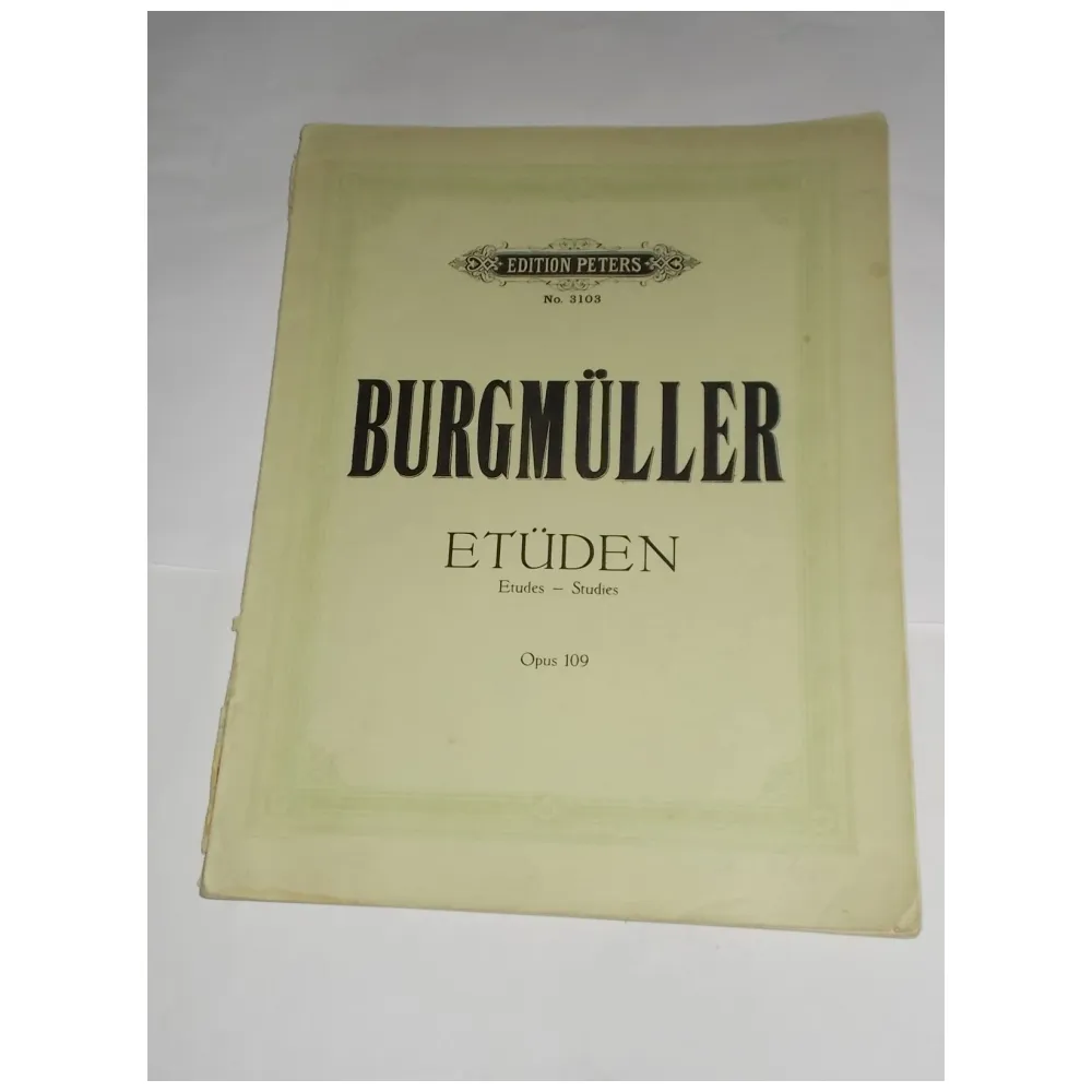 BURGMULLER ETUDEN OPUS 109