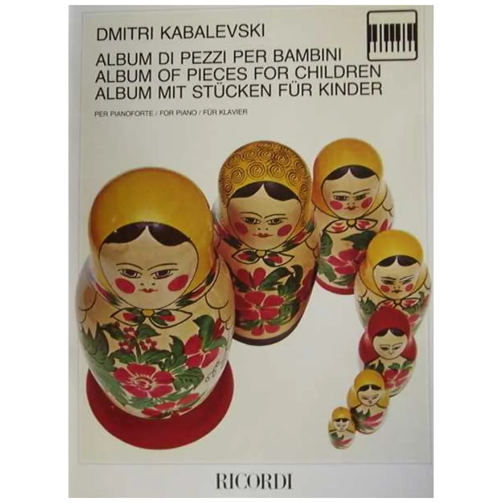 DMITRI KABALEVSKI ALBUM DI PEZZI PER BAMBINI