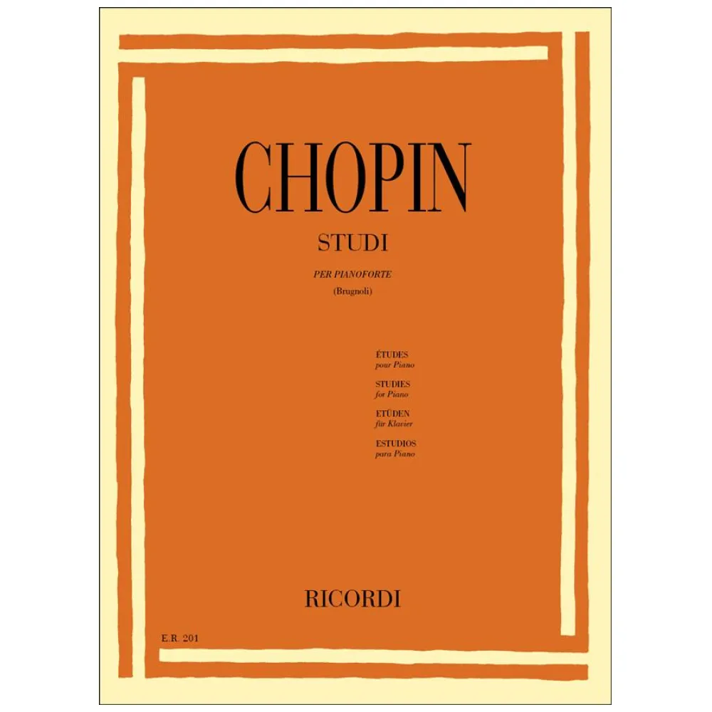 CHOPIN STUDI PER PIANOFORTE RICORDI