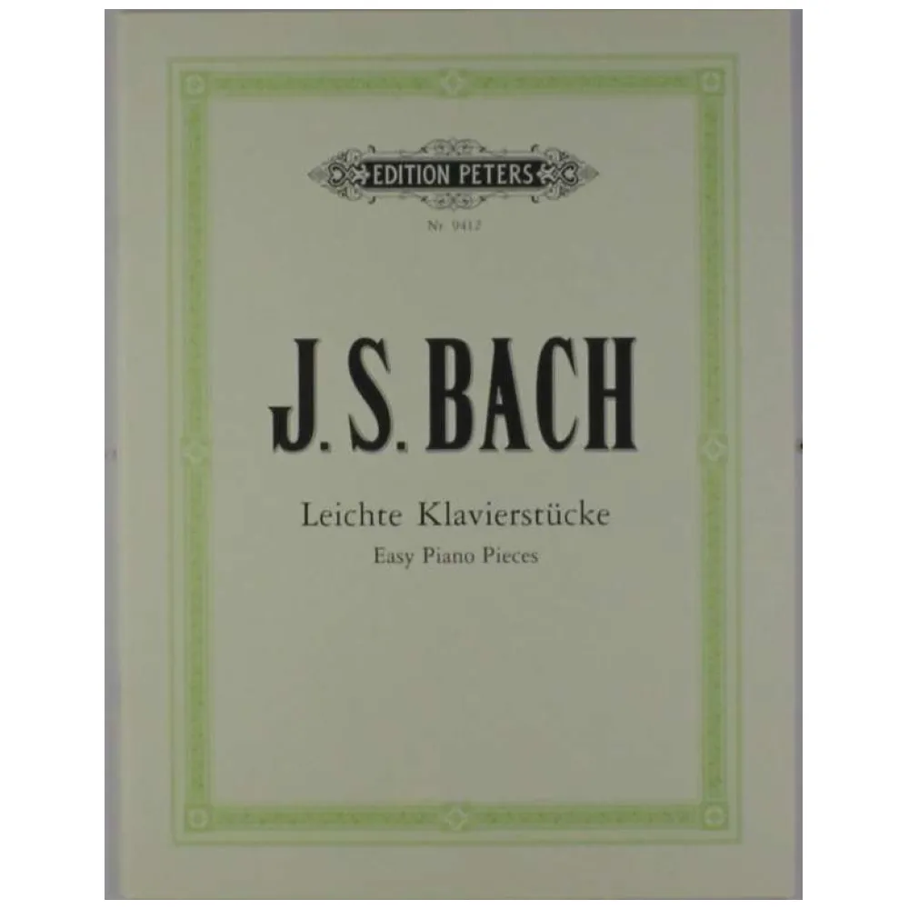 BACH LEICHTE KLAVIERSTUCKE (PICCOLI STUDI)