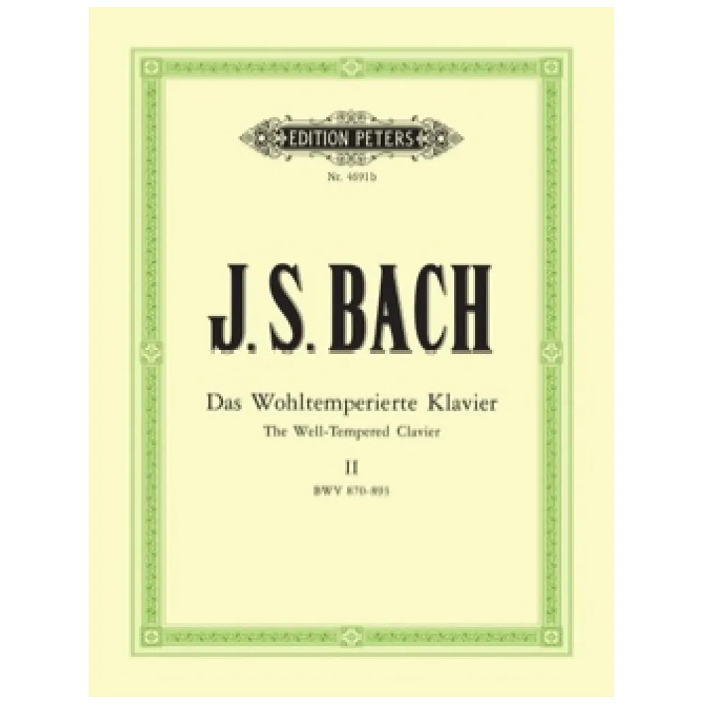 BACH CLAVECIN BIEN TEMPERE’ 48 PRELUDES AND FUGUES VOL II