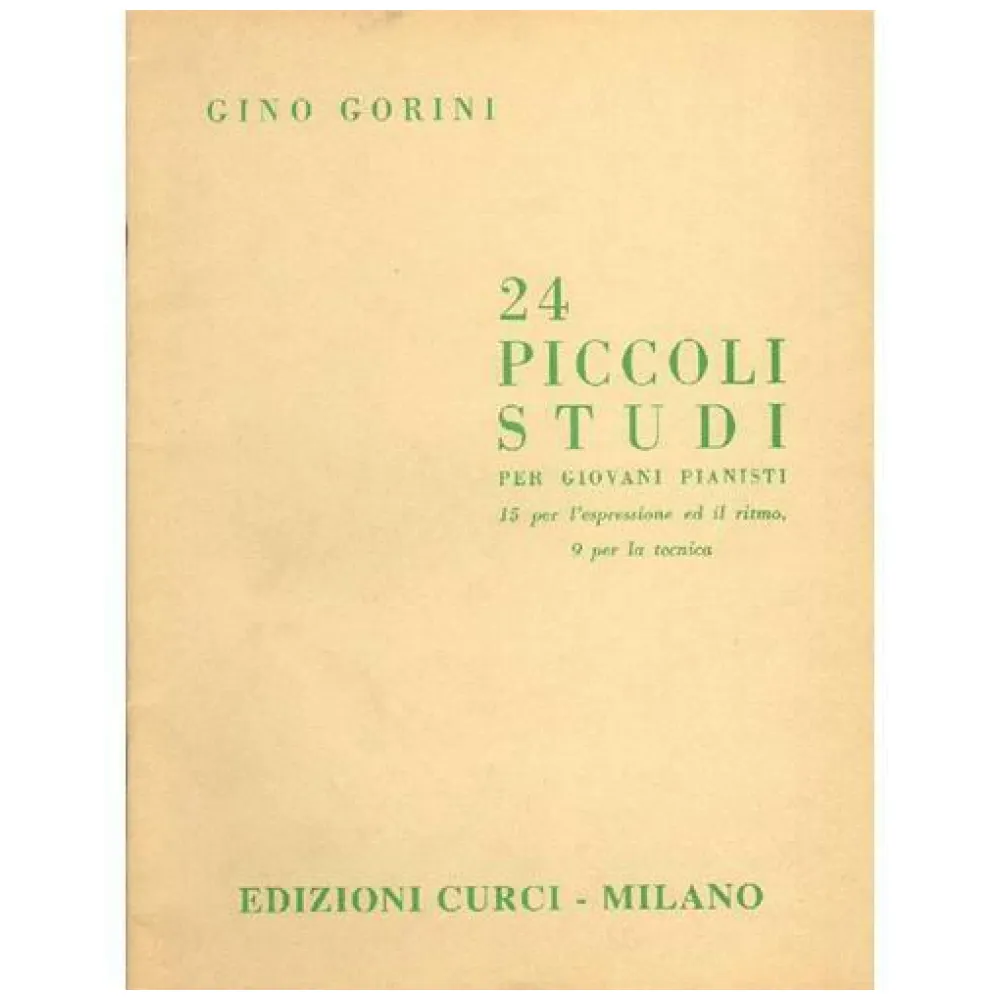 GINO GORINI 24 PICCOLI STUDI PER GIOVANI PIANISTI