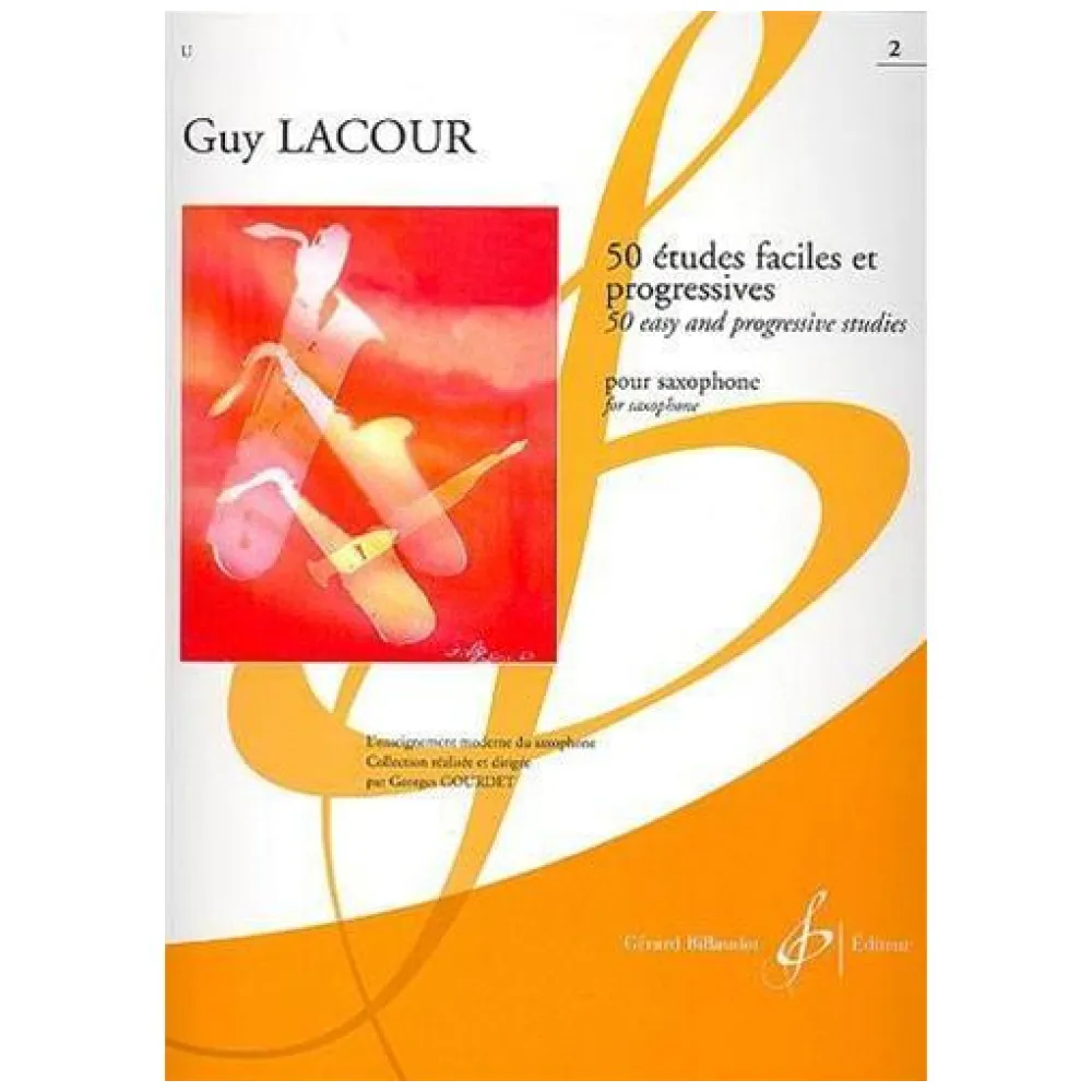 GUY LACOUR 50 ETUDES FACILES E PROGRESSIVES VOL.II