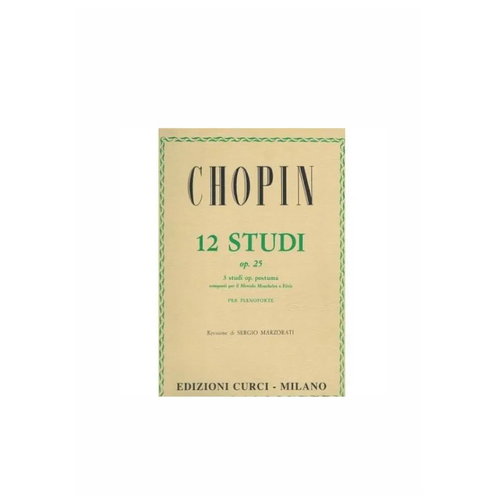 CHOPIN 12 STUDI OP.25 CURCI