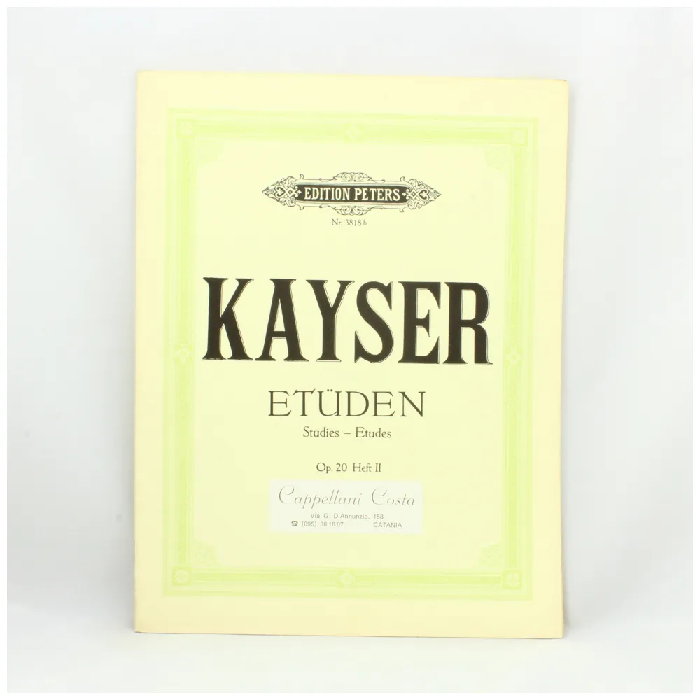 KAYSER ETUDEN OP.20 HEFT III