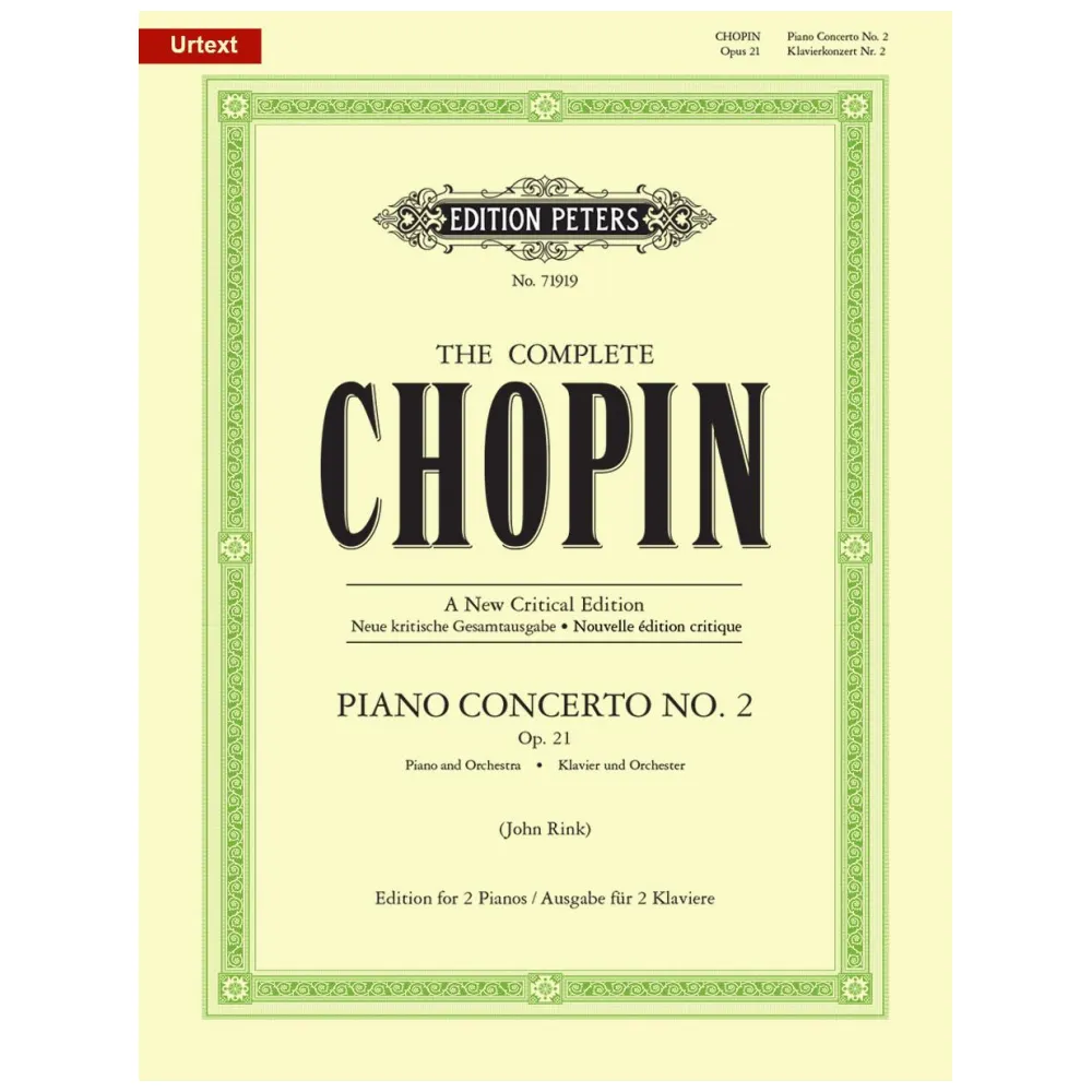 CHOPIN KONZERT F MINOR OPUS 21 2 PIANOFORTI