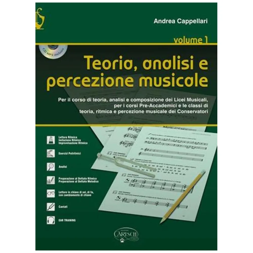 CAPPELLARI TEORIA, ANALISI E PERCEZIONE MUSICALE VOL 1