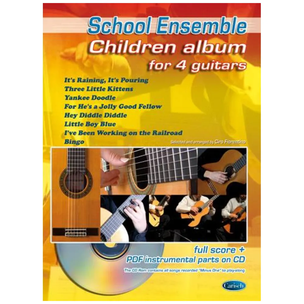 SCHOOL ENSEMBLE CHILDREN ALBUM FOR 4 GUITARS