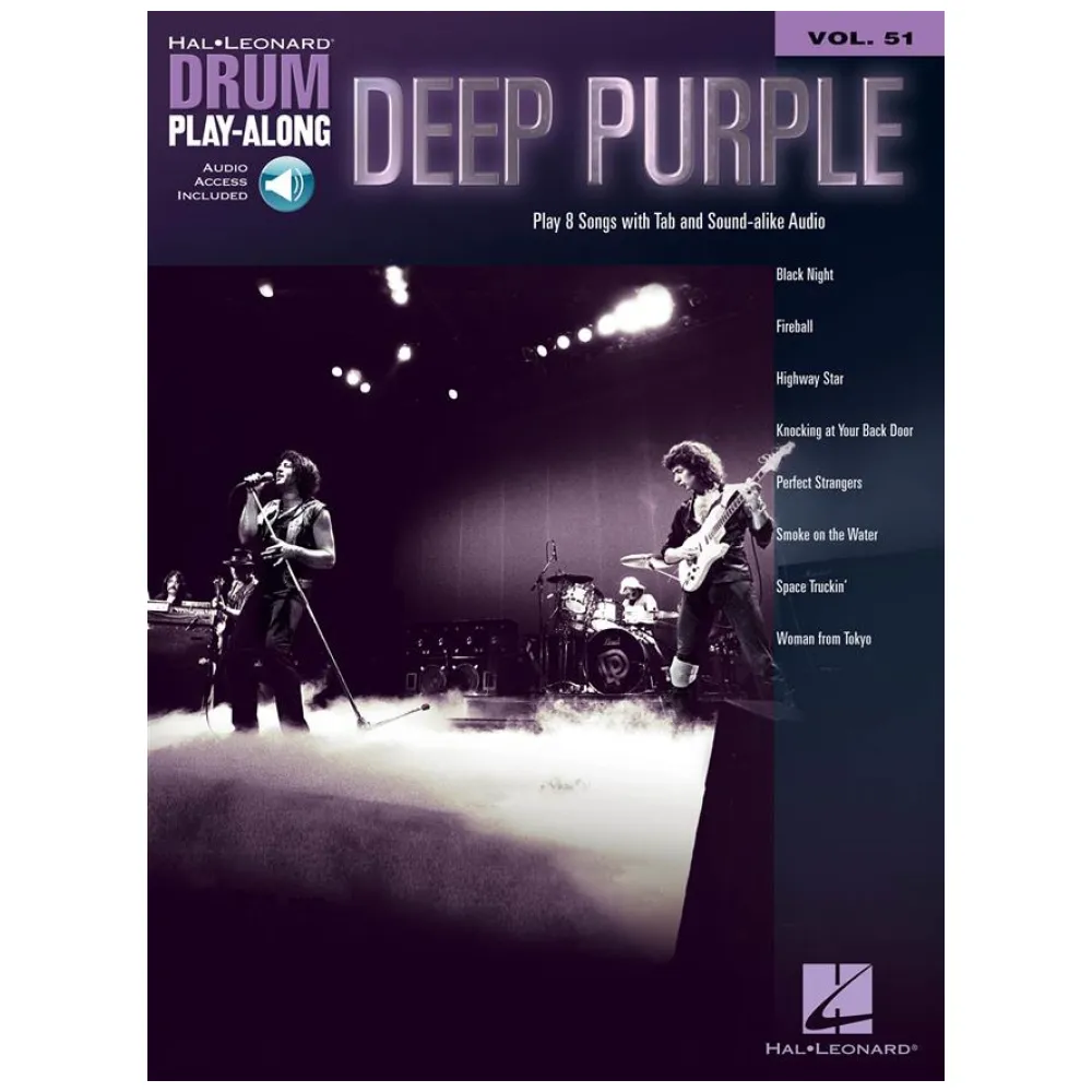 DRUM PLAY ALONG DEEP PURPLE VOL 51