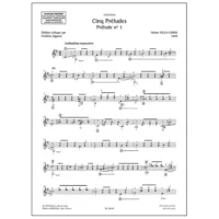 Cinq Preludes Per Chitarra Sola - Spartito Musicale Per Chitarristi - Foto 9