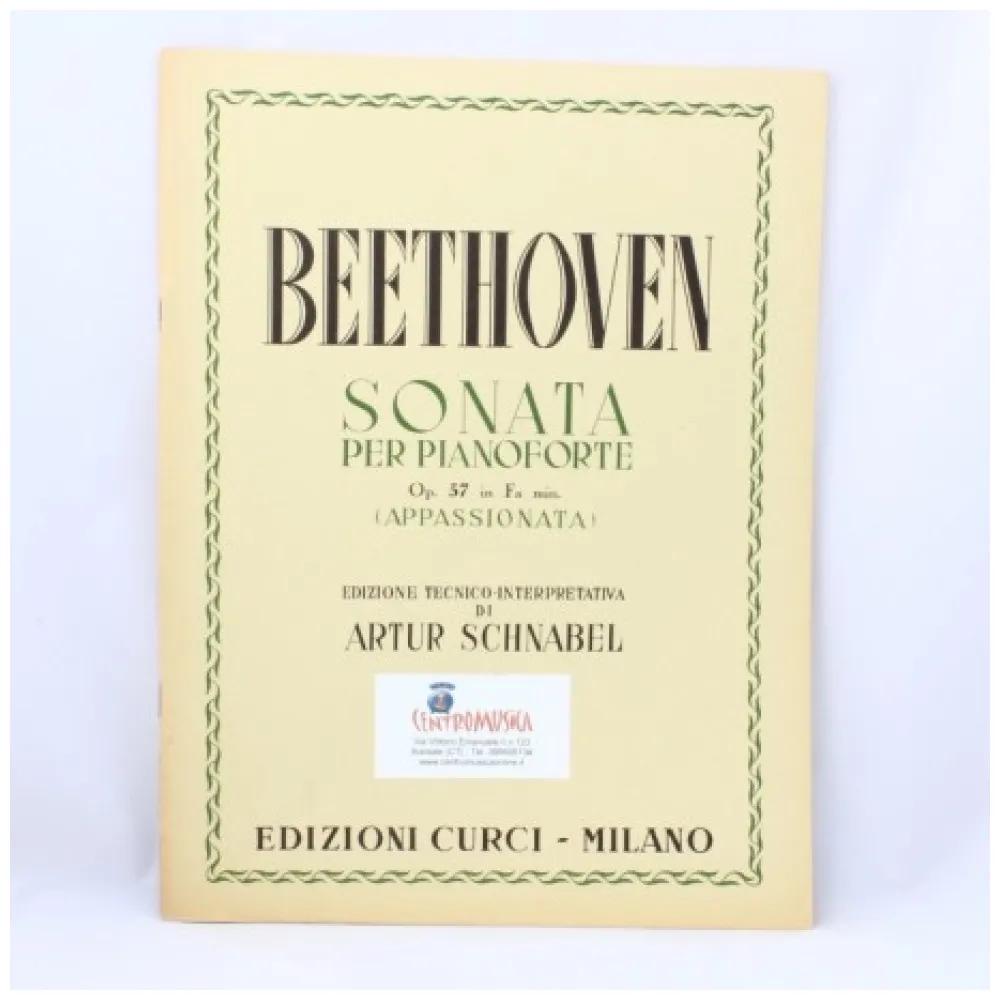 BEETHOVEN SONATA OP.57 ED. CURCI