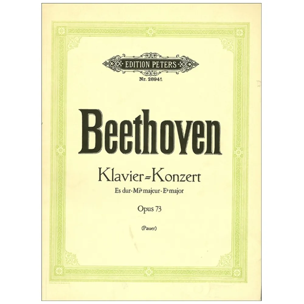 BEETHOVEN KLAVIERKONZERT OP.73 MI/B MAGGIORE