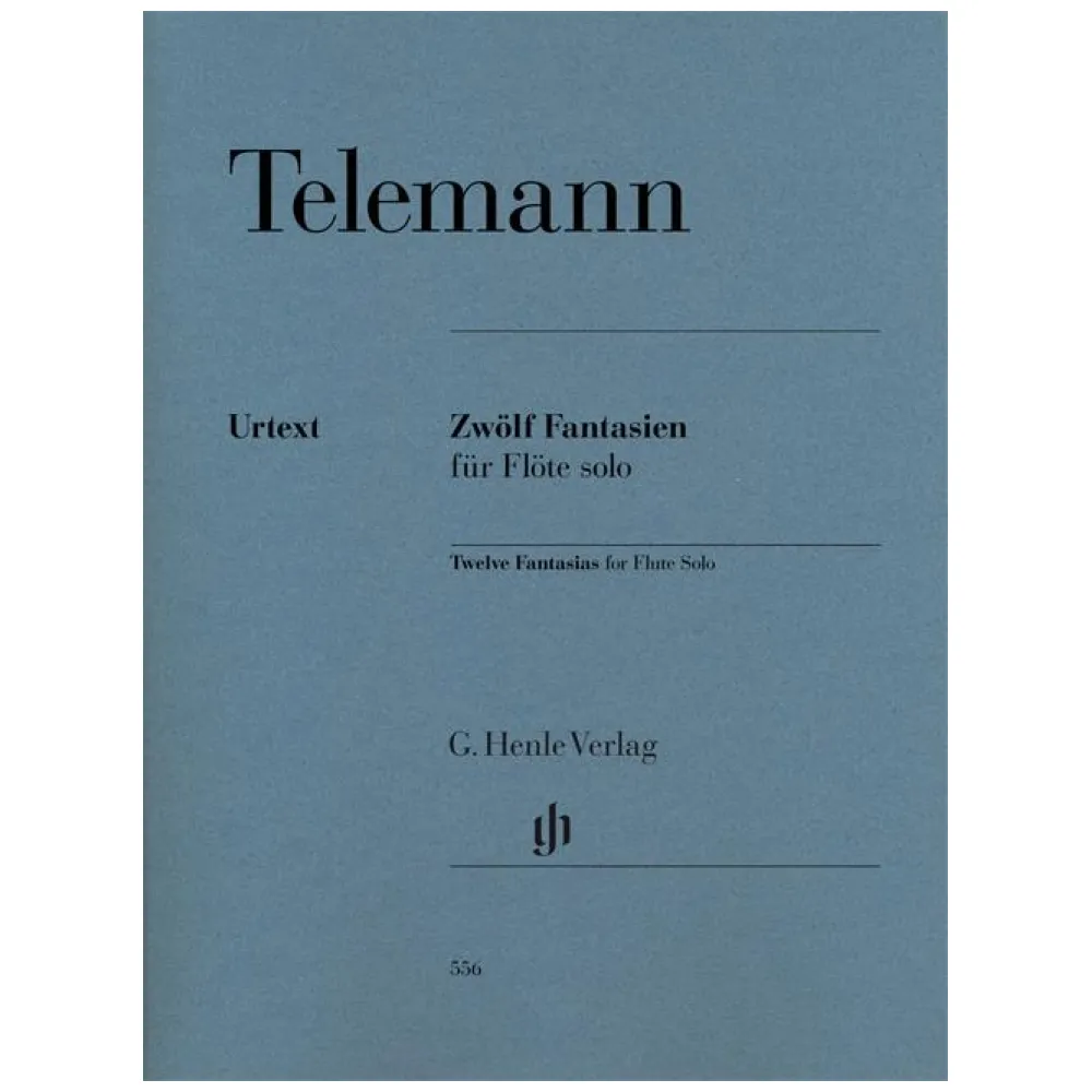 TELEMANN 12 FANTASIE PER FLAUTO SOLO URTEXT