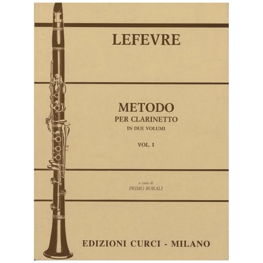 LEFEVRE METODO PER CLARINETTO VOL.1 CURCI