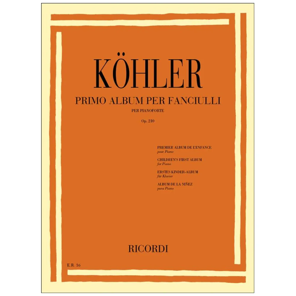 KOHLER PRIMO ALBUM PER FANCIULLI OP.210