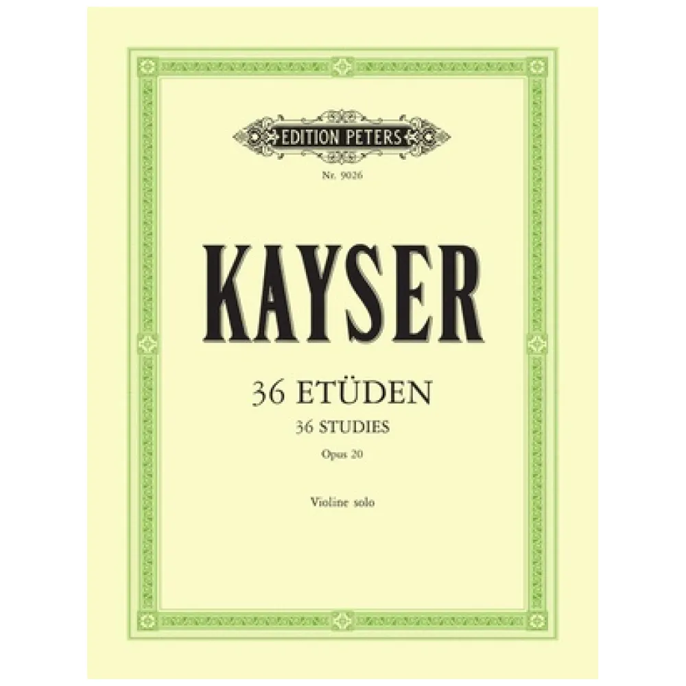 KAYSER ETUDEN OP.20 HEFT I