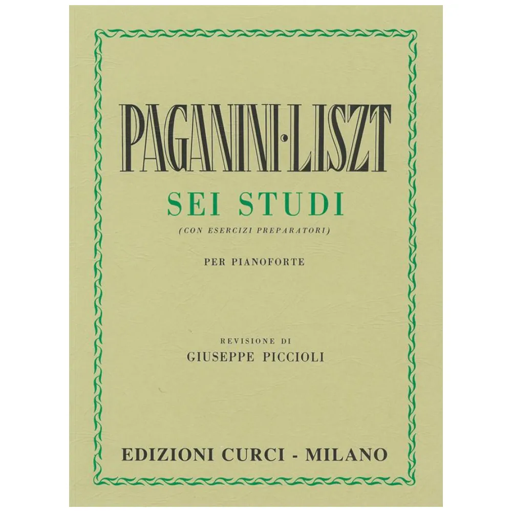 PAGANINI LISZT SEI STUDI PER PIANOFORTE