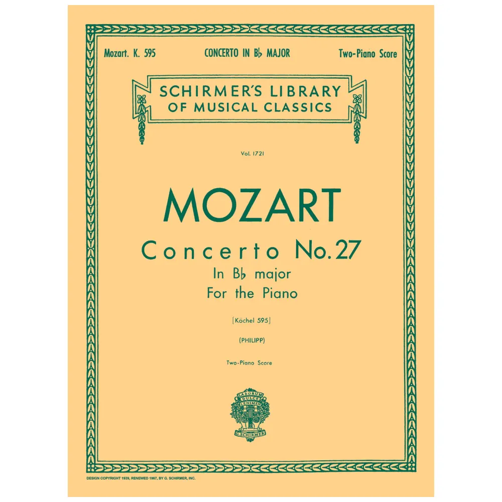 MOZART CONCERTO N°27 IN SI/B MAGG. K595