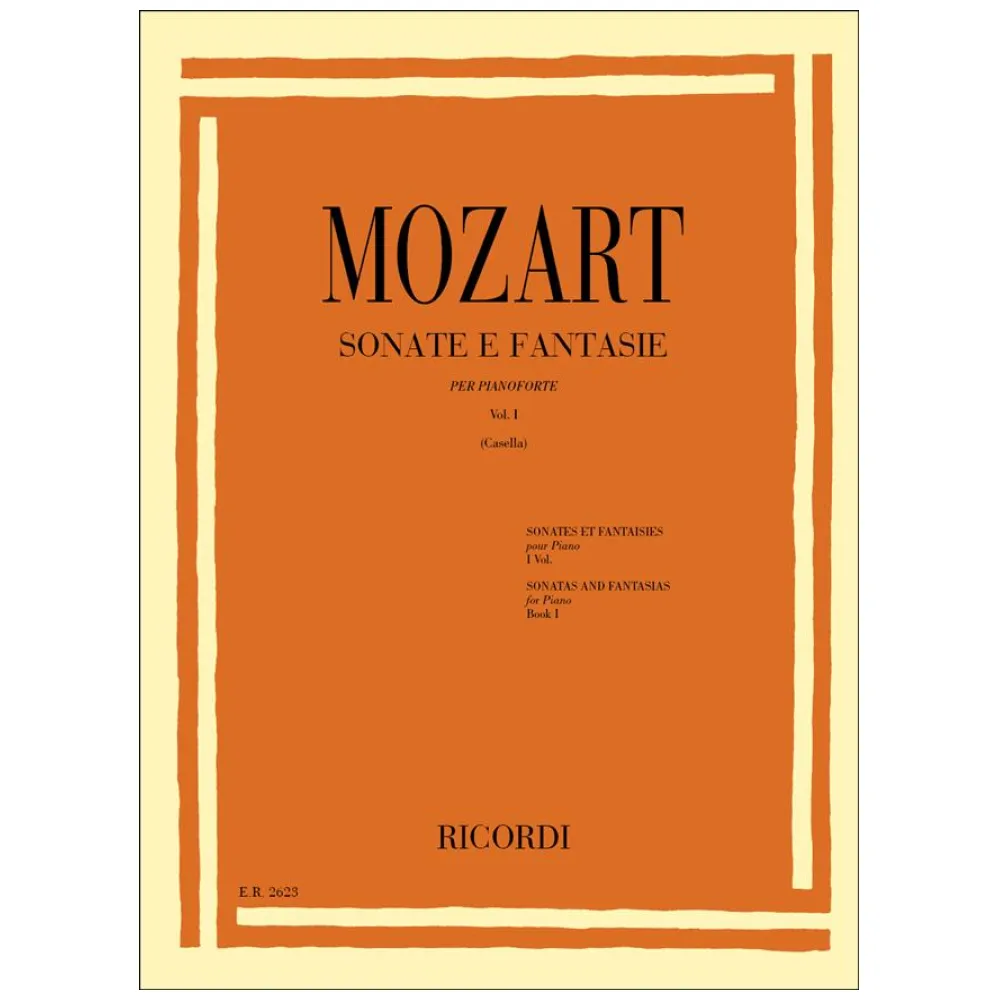 MOZART SONATE E FANTASIE VOL.1