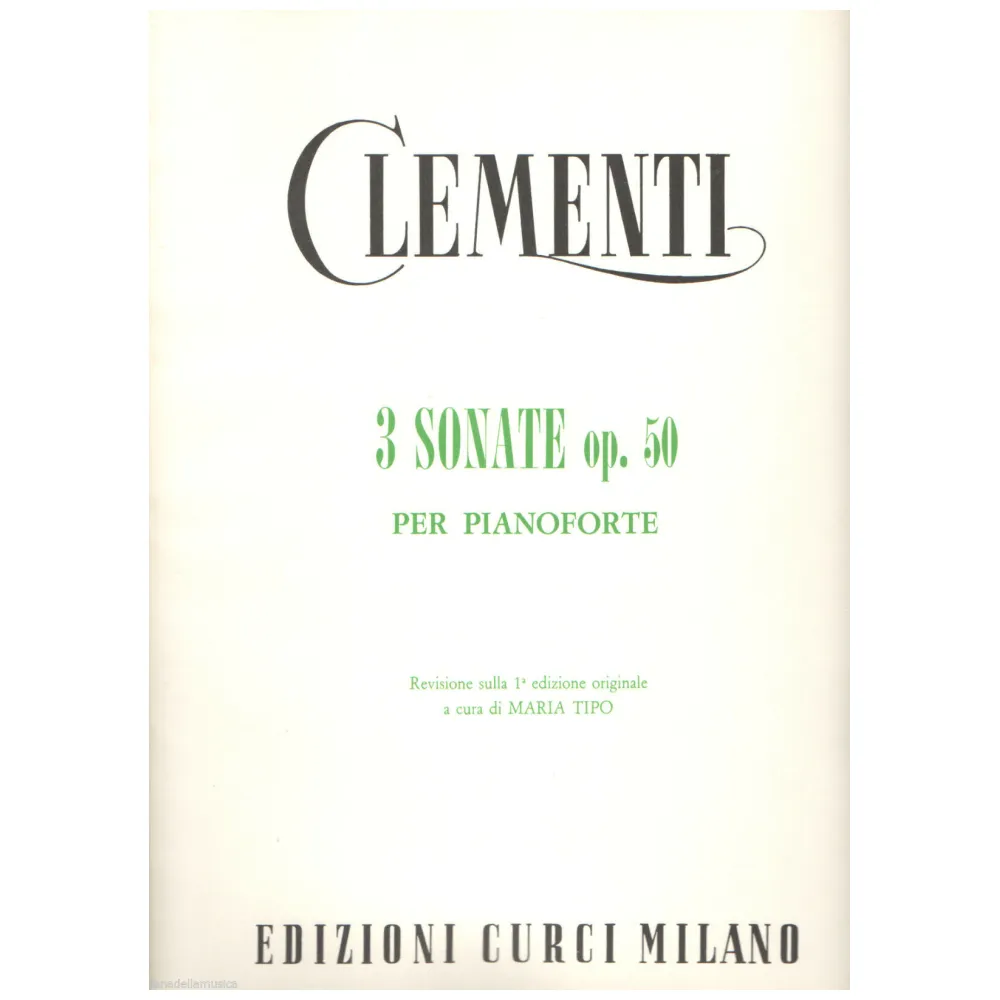 CLEMENTI 3 SONATE