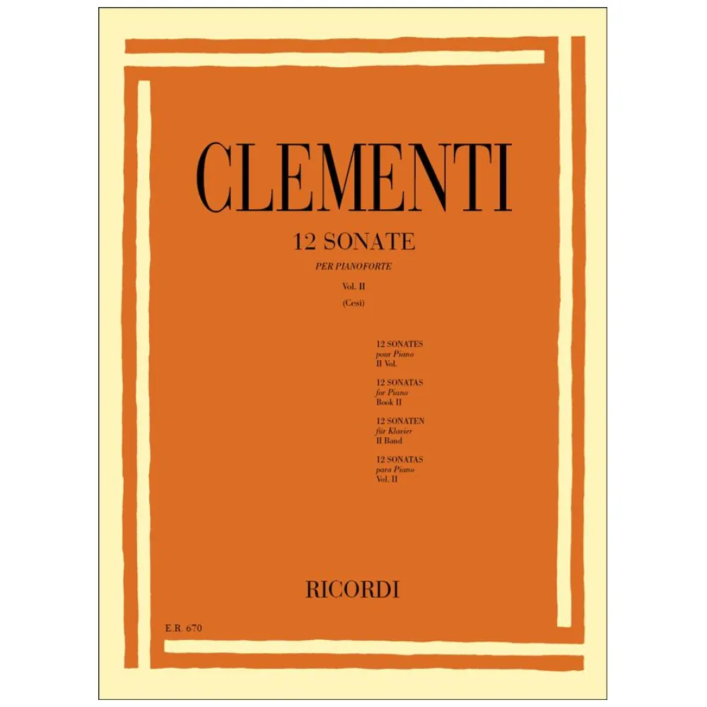 CLEMENTI 12 SONATE VOL.2