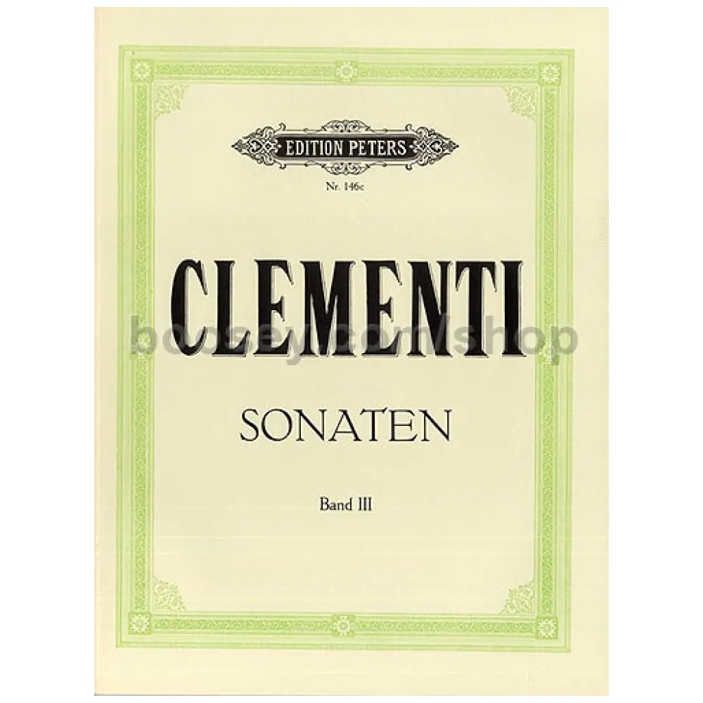 CLEMENTI SONATEN BAND III (6 SONATE)