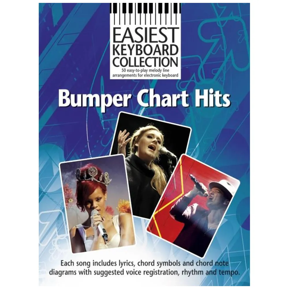 EASIEST KEYBOARD COLLECTION BUMPER CHART HITS
