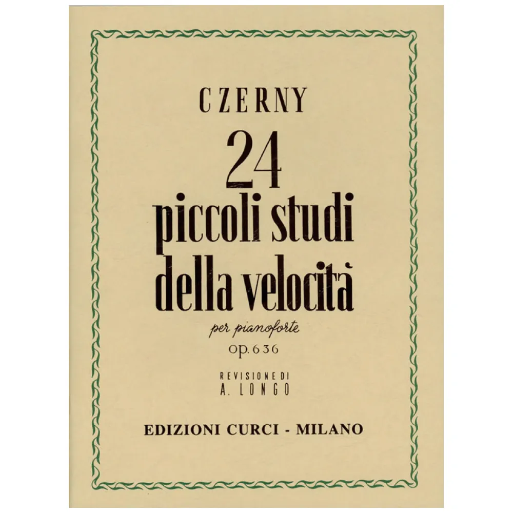 CZERNY OP.636 – 24 STUDI DELLA PICCOLA VELOCITA’ED. CURCI