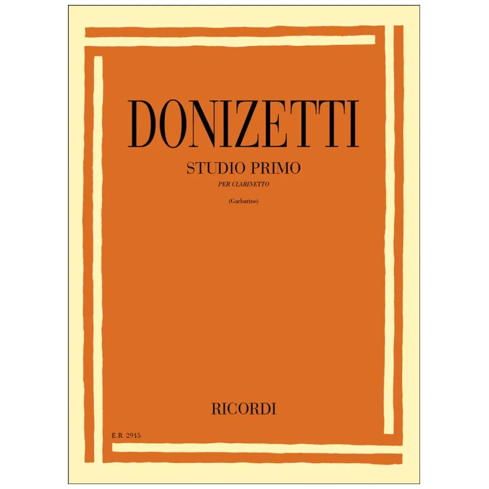 DONIZETTI STUDIO PRIMO PER CLARINETTO