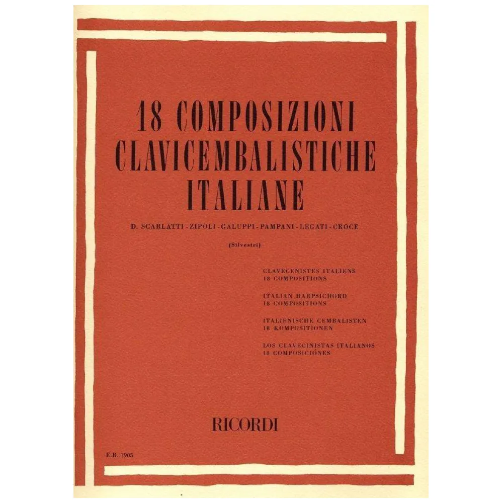 18 COMPOSIZIONI CLAVICEMBALISTICHE ITALIANE