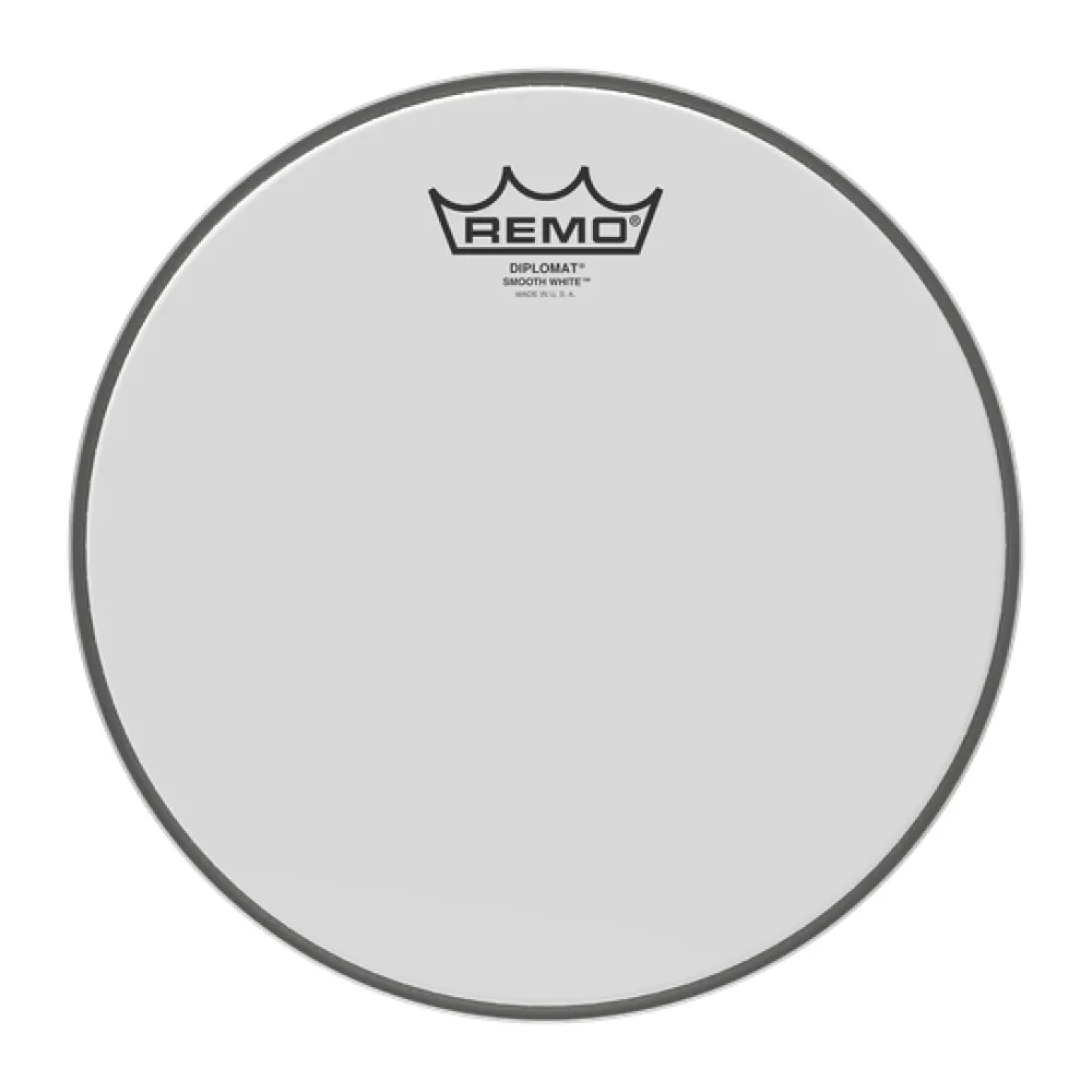 REMO DIPLOMAT 10″ SMOOTH WHITE