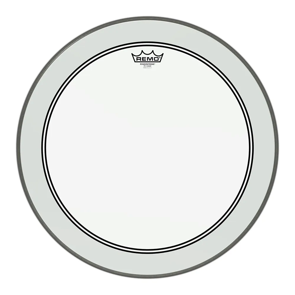 REMO P3-1316-C2 Powerstroke 3 Clear 16″ CLEAR BASS