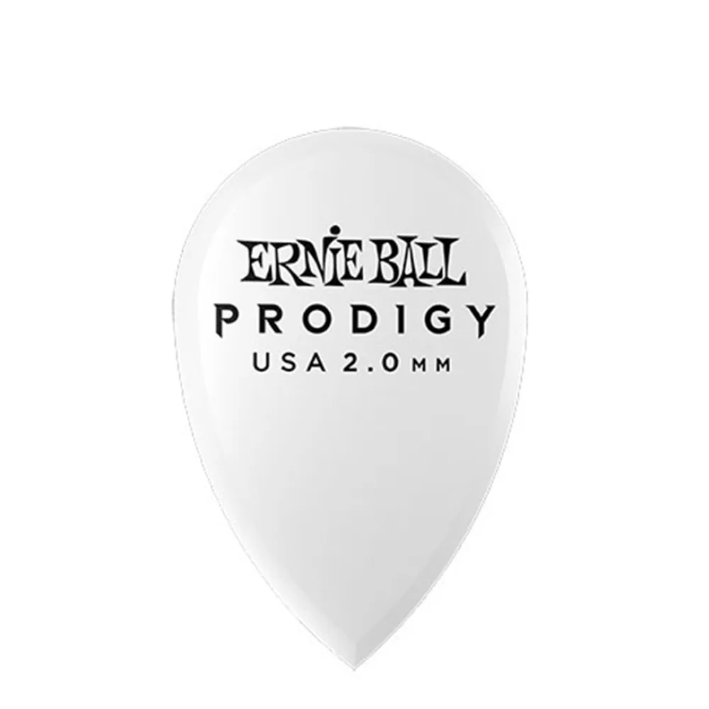 ERNIE BALL 9336 Plettri Prodigy Teardrop White 2,0mm