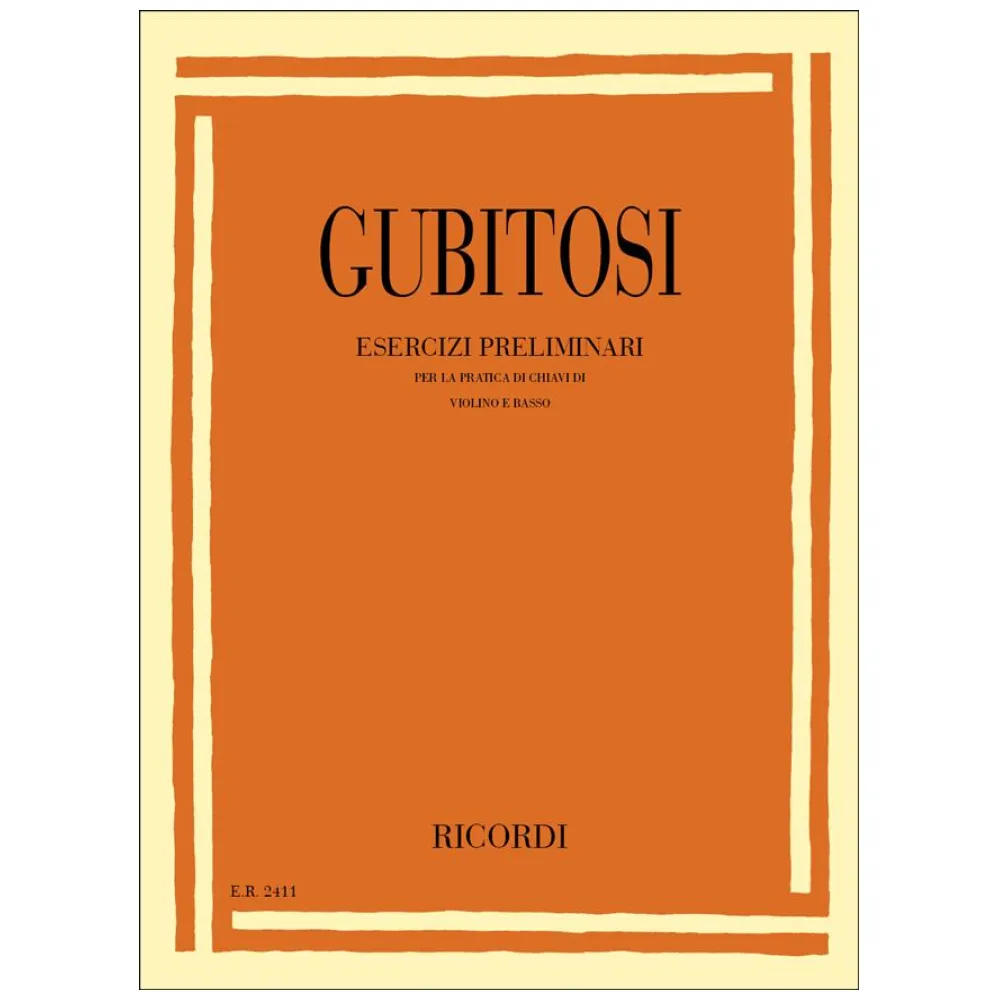 GUBITOSI – ESERCIZI PRELIMINARI PER LA PRATICA DI CHIAVI DI VIOLINO E BASSO