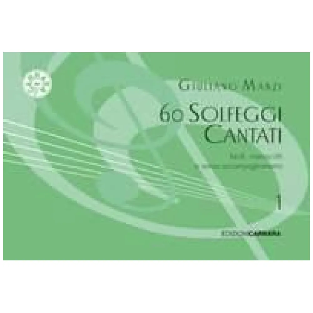 GIULIANO MANZI – 60 SOLFEGGI CANTATI FACILI MANOSCRITTI FASC. 1