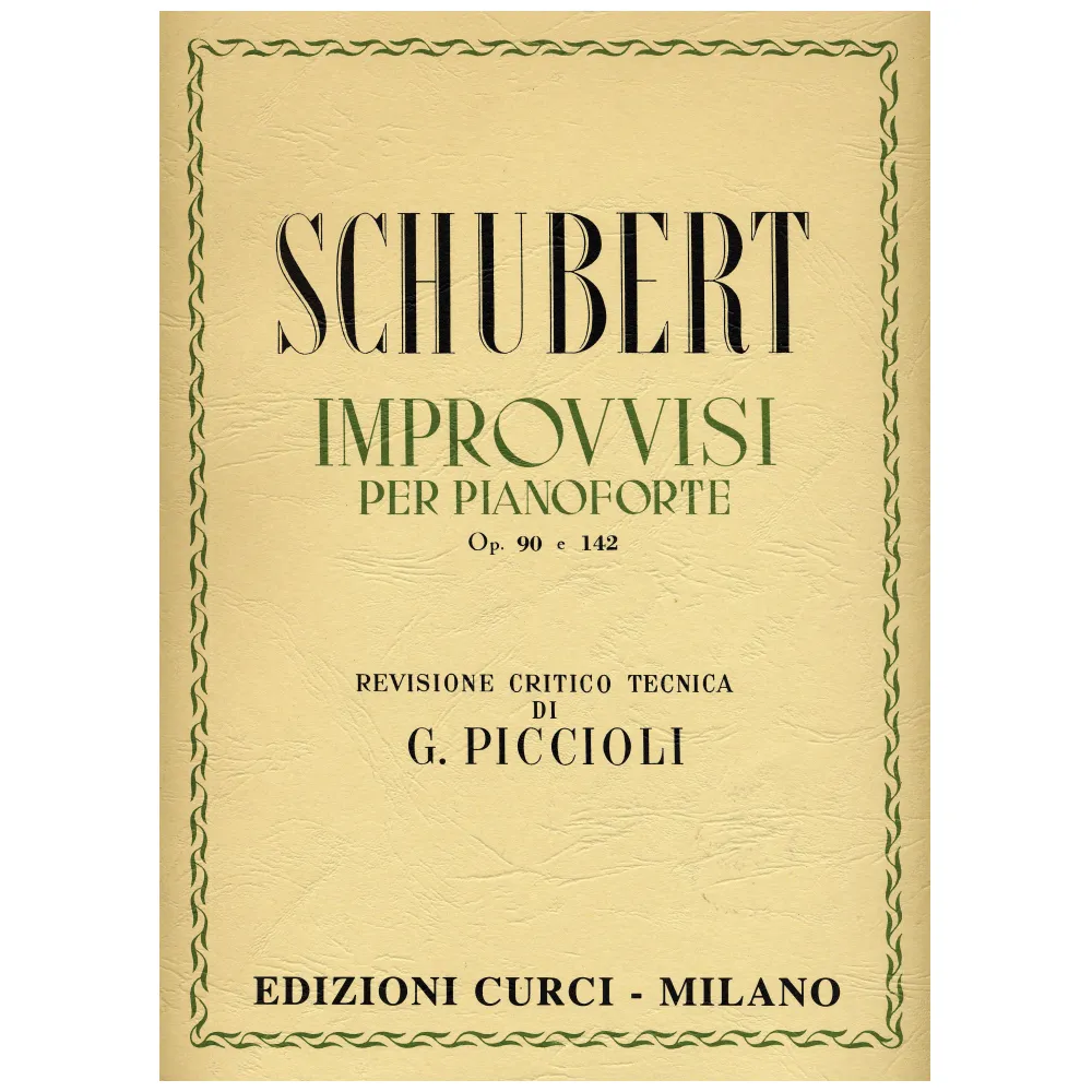 SCHUBERT IMPROVVISI PER PIANOFORTE OP. 90 E 142 (PICCIOLI)