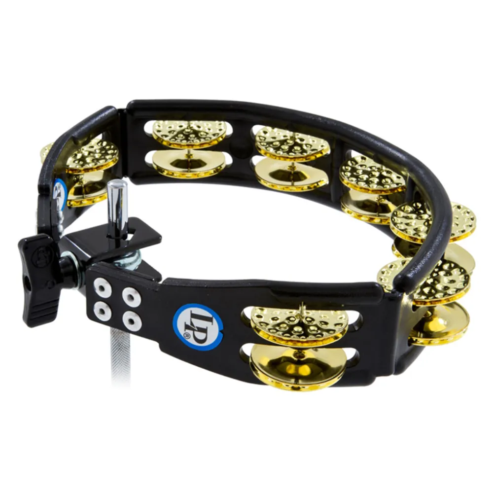 LATIN PERCUSSION MOUNTABLE DIMPLED BRASS CYCLOPS TAMBOURINE LP179