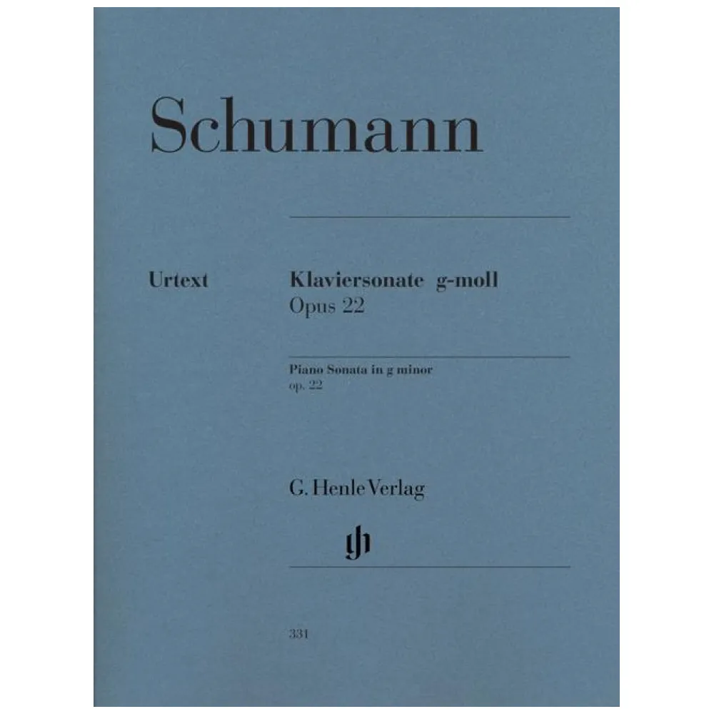 SCHUMANN SONATA IN SOL MINORE OP 22 URTEXT