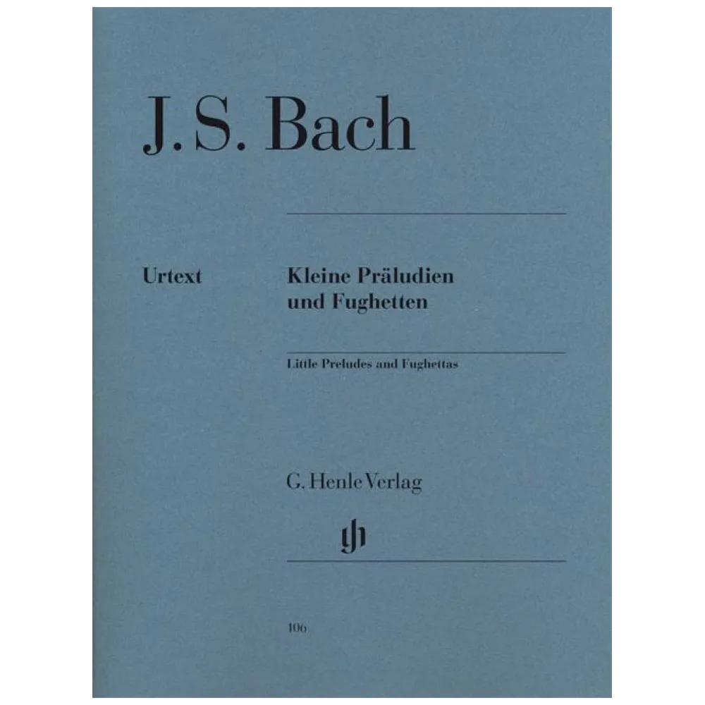 BACH PICCOLI PRELUDI E FUGHETTE ED. URTEXT