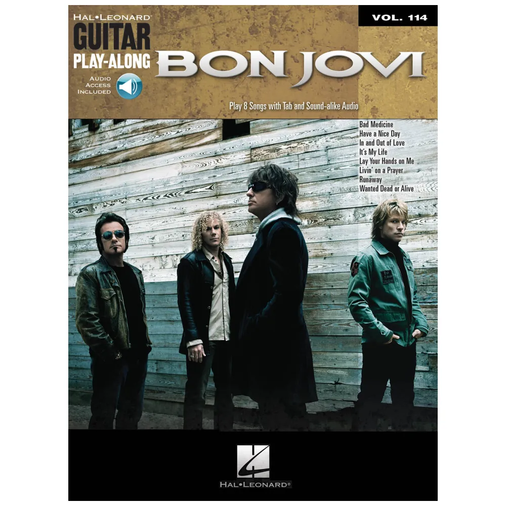 GUITAR PLAY ALONG BON JOVI VOL.114