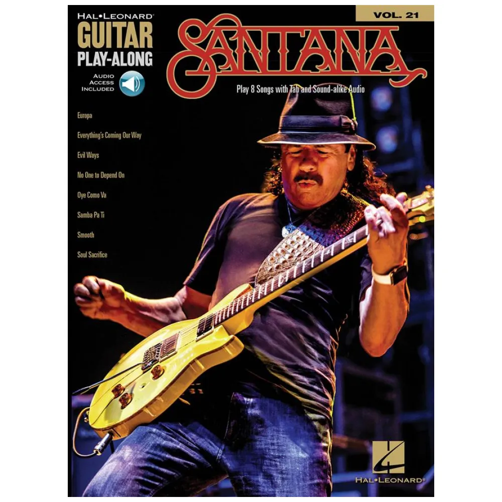 GUITAR PLAY ALONG SANTANA VOL.21