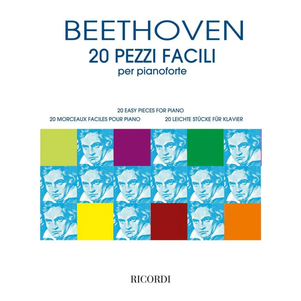 BEETHOVEN 20PEZZI FACILI PER PIANOFORTE