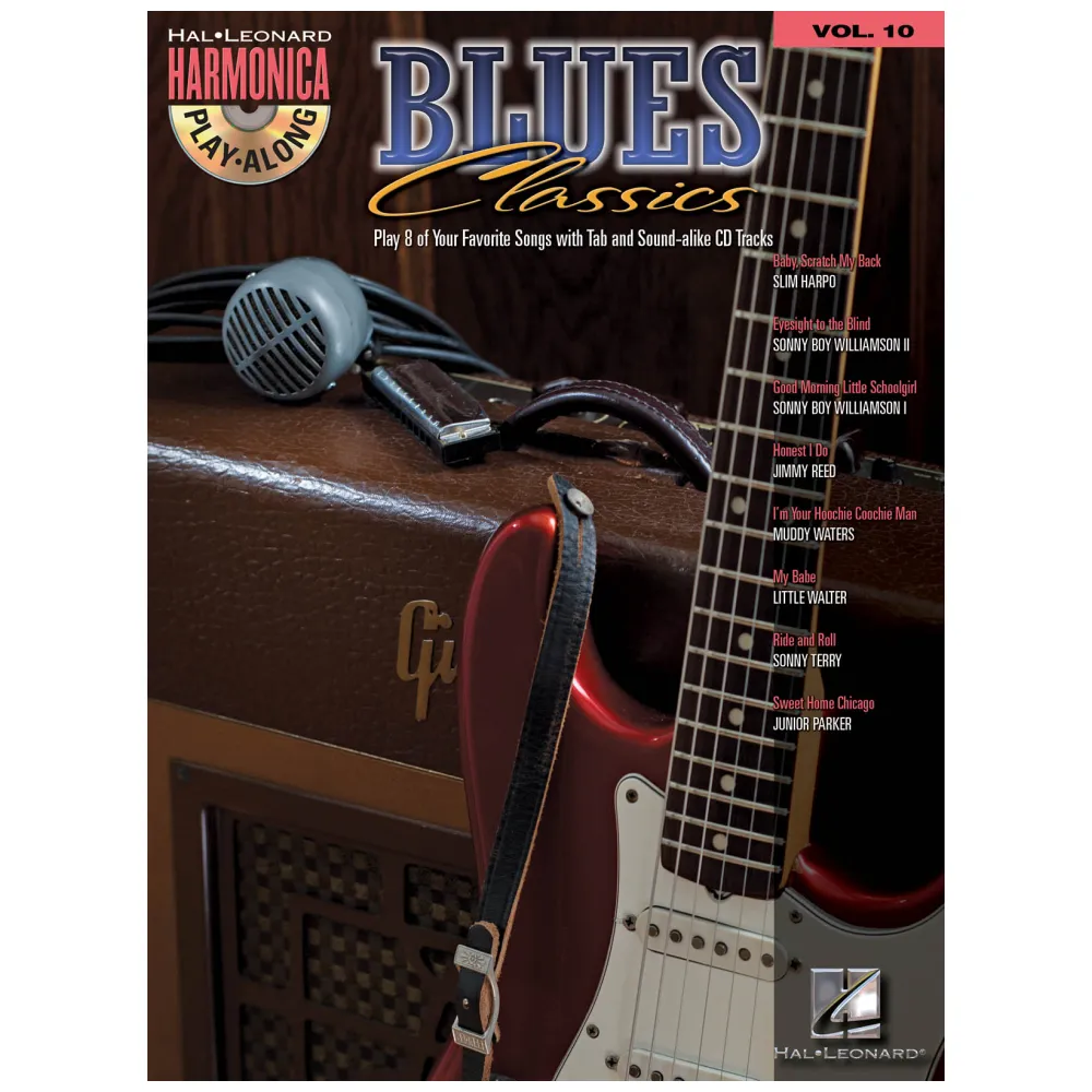 HARMONICA PLAY ALONG BLUES CLASSICS VOL.10