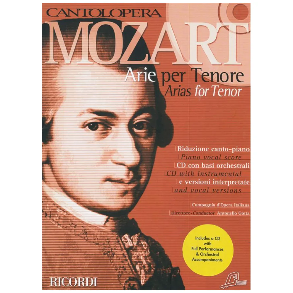 CANTOLOPERA MOZART ARIE PER TENORE