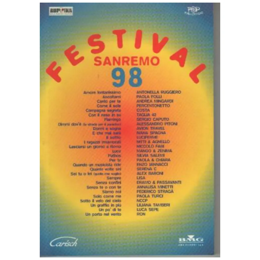 FESTIVAL SANREMO 98